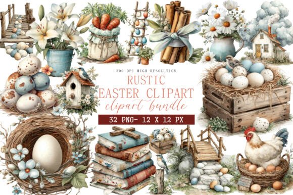 Download Rustic Easter Clipart - Rustic easter clipart Collection