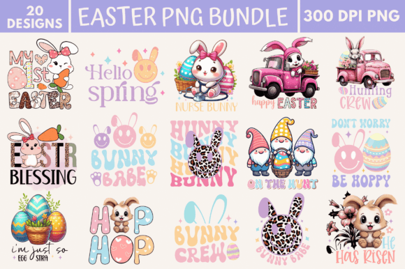 Download Easter Png Bundle, Easter Sublimation - Premium Resources