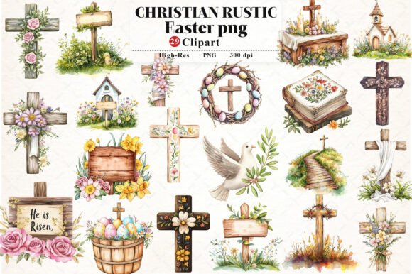 Download Christian Rustic Easter Clipart - Rustic easter clipart Collection
