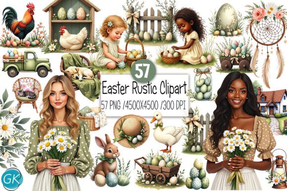 Download Rustic Easter Clipart - Rustic easter clipart Collection